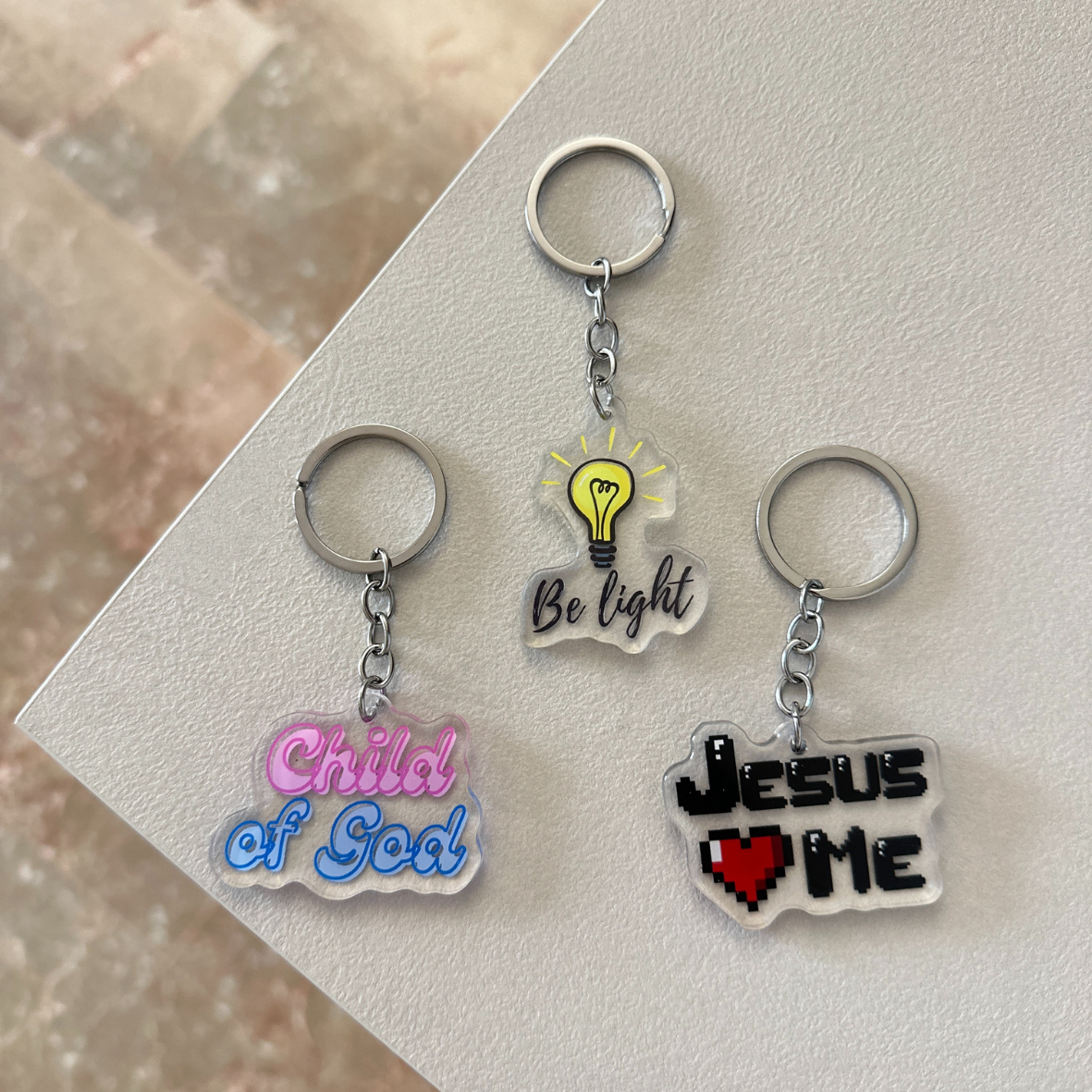 Portachiavi acrilico