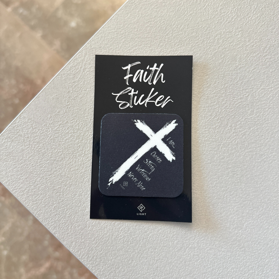 Faith Sticker | Clean & Stick