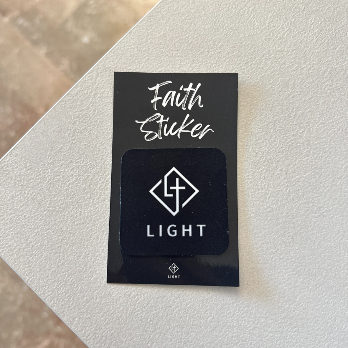 Faith Sticker | Clean & Stick